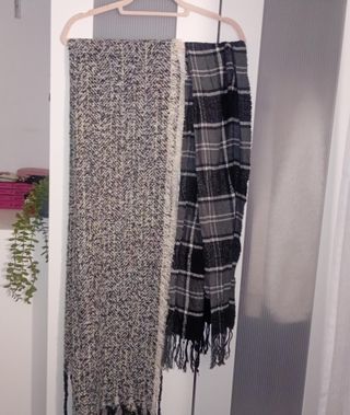Lote 2 sciarpe lunghe inverno