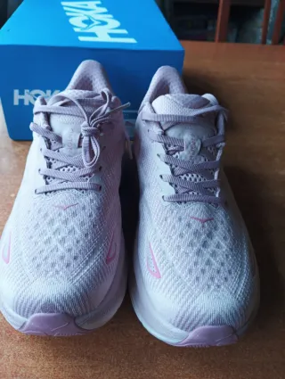 Zapatillas Hoka Clifton 9 Rosa/Blanco