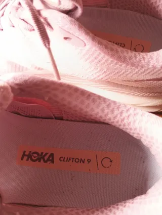 Zapatillas Hoka Clifton 9 Rosa/Blanco