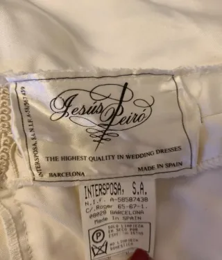Vestido de novia Jesús Peiro