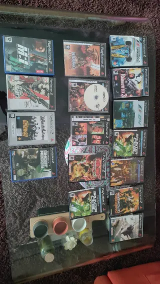 Lote 16 Juegos PS2: 4 Originales + 12 Copias