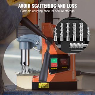 Juego de Cortadores Anulares, 13 piezas Brocas Mag con Mango Weldon, 5.1 cm de Profundidad de Corte, 1.1 a 2.7 cm de Diámetro de Corte, M2AL HSS, con 2 Pasadores Piloto, Llave Hexagonal y Estuche ...