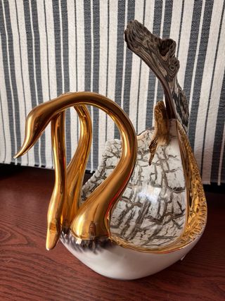 Porcelana Davor Pan / Baño Oro Plata