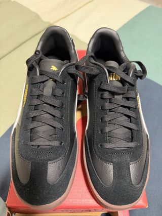 Zapatillas Puma Club Era II Negras. Talla 39