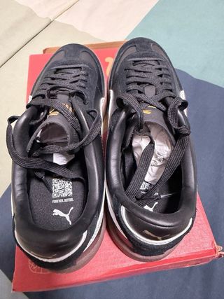 Zapatillas Puma Club Era II Negras. Talla 39