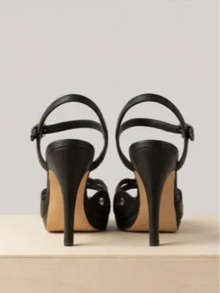 Sandalias tacón alto Carolina Boix negras