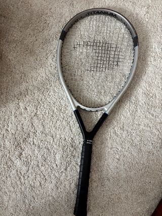 2 Raquetas de Tenis Wilson Madera y Titanium