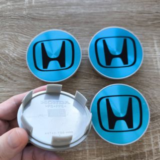 TAPABUJES HONDA 69mm ALUMINIO - EMBLEMAS HONDA