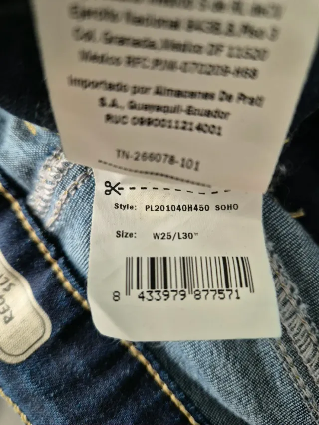 Pepe Jeans Vaqueros Azul Mujer T 25/30