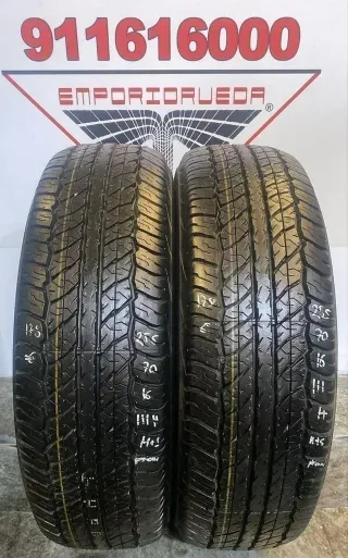 255 70 16 H DUNLOP RUEDA PREMIUM YA MONTADA