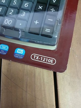 Calculadora Canon TX-1210E Gris