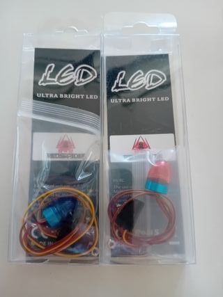 Luci Led Blu Rosso Simulazione Auto Rc Polizia