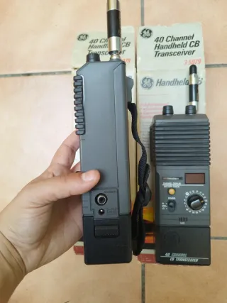 2 Walkie talkie CB Vintage GE 40 Canales