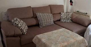Sofá cama chaise longue tela