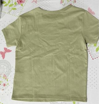 Blusa Pull&Bear Verde Oliva Talla M