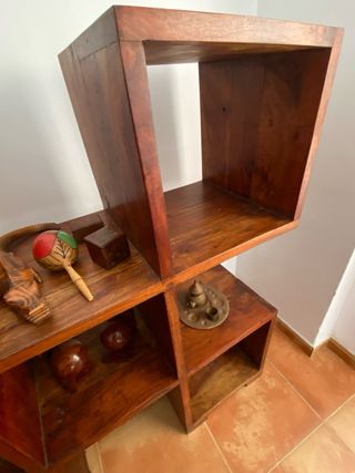 Estantería, modular estilo colonial. Alta calidad