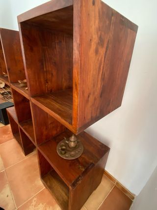 Estantería, modular estilo colonial. Alta calidad