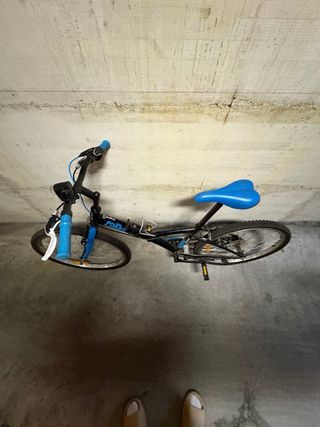 Bicicletta B'Twin Original 3 24 Nera/Blu