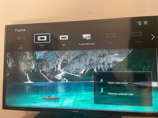 Televisión Samsung Negra