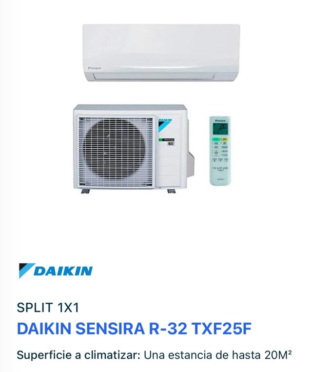 Daikin Sensira R-32 TXF25F Split 1x1