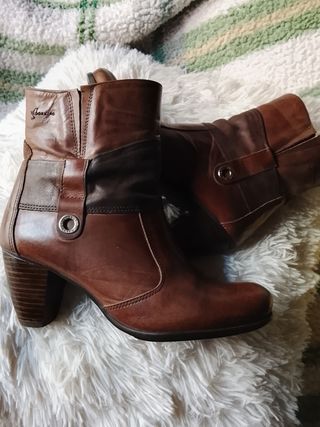 Botines de Piel para Mujer DORKING/FLUCHOS