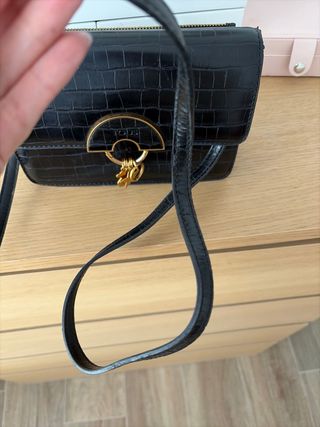 Bolso Tous Negro Cocodrilo