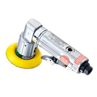 Mini Air Sander, 2.5/5.1/7.6 cm Lijadora Orbital Aleatoria de Aire, Lijadora Neumática Mini de Alta Velocidad 15000r/min para Trabajo de Carrocería, Kit de Lijadora Alimentada por Aire de 58PCS co...