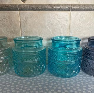 Set 4 portavelas cristal Westwing