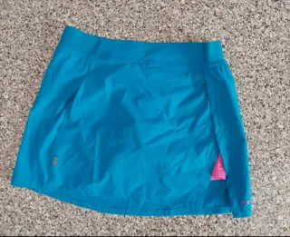 Gonna Merù blu con interno fucsia