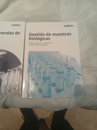 Lote de 4 libros del ciclo formativo de anatomía