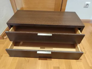 Mueble de baño 2 cajones madera