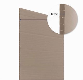 Caseta jardín resina 132x190x203cm 2,47 m² Marsala