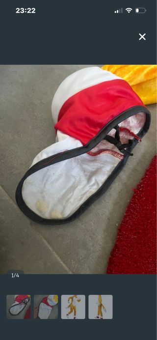 Disfraz Tails Sonic Talla Única talla 6/7 años