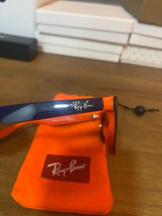 Gafas Ray-Ban Junior  NEW WAYFARER Azul Naranja