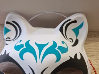 Máscara Kitsune Blanca