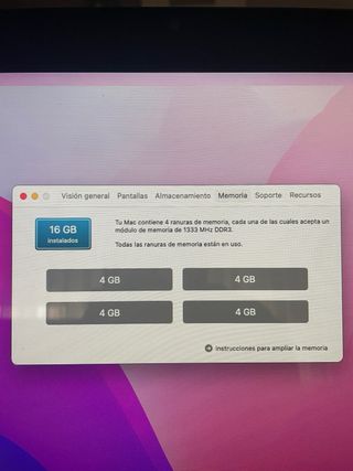 Imac 21,5 2011 16GB RAM SSD 480GB