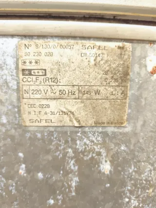 Arcón congelador blanco