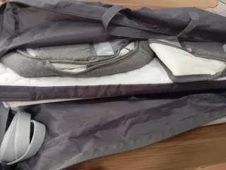 Cuna de bebé colecho gris lionelo