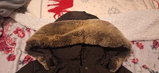 Woolrich donna con cappuccio marrone