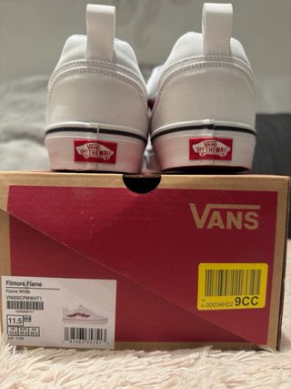 Zapatillas Vans Flame White Talla 45.5