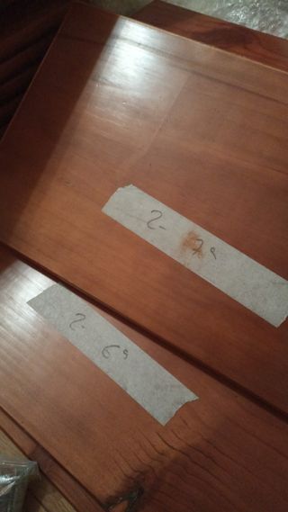 3 Estanterías Madera Maciza Astigarraga desmontada