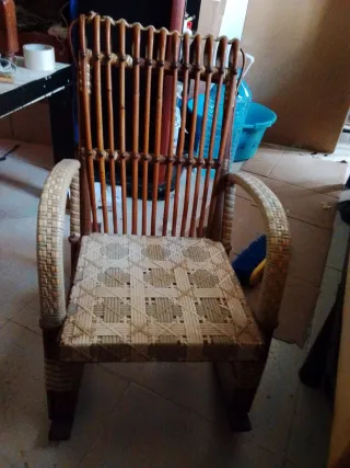 Silla de columpio infantil antigua
