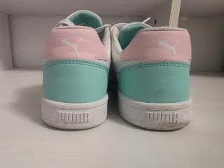 Zapatillas Puma Blancas y Rosas Talla 38