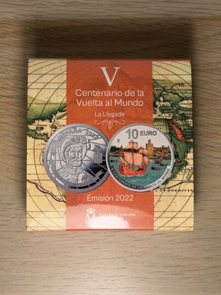 Moneda Plata FNMT Vuelta al Mundo 2022