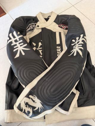 Chaqueta Cuero Moto Talla XL
