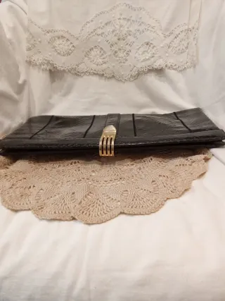 Bolso vintage piel serpiente