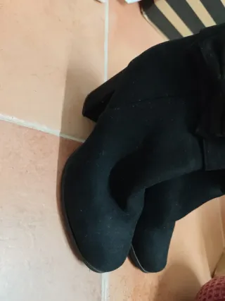 Botines tacón negros mujer talla 36