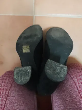 Botines tacón negros mujer talla 36