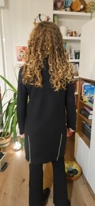 Abrigo Lana Zara Negro