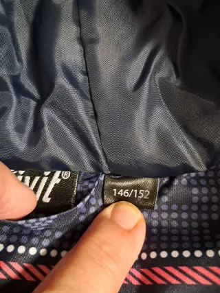 Chaqueta de nieve estampada